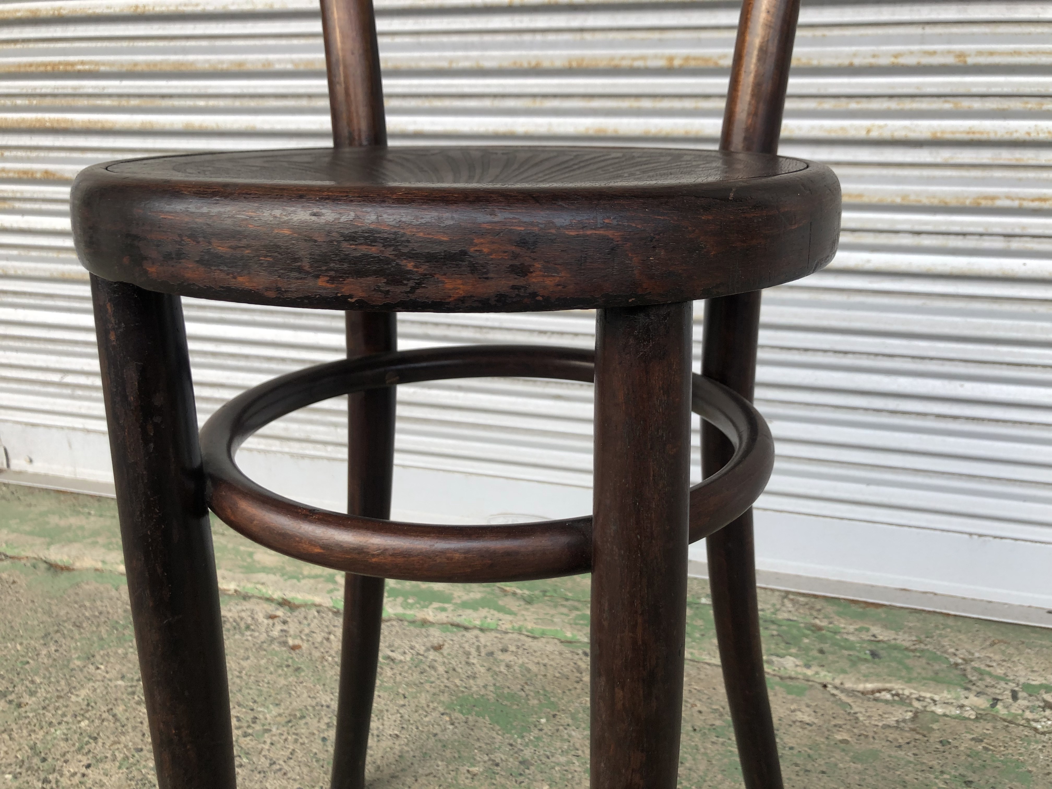 Fischel Bentwood Bar Stool画像