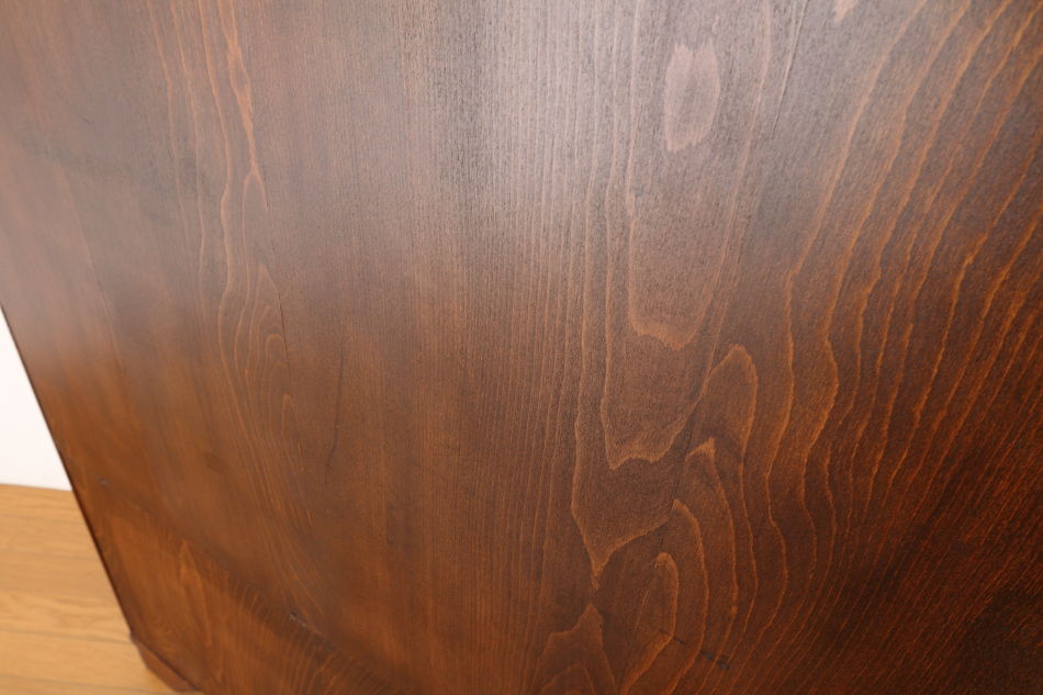 Oak leaded door bookcaseの画像