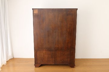 Oak leaded door bookcaseの画像