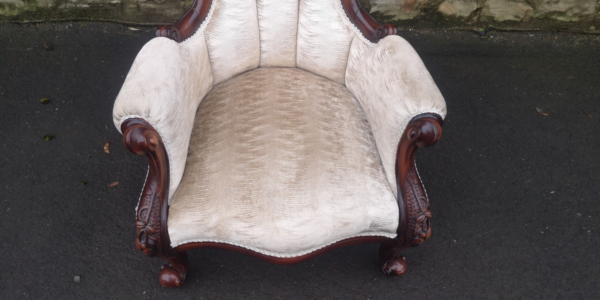 Mahogany sofa and chair (Chair)画像