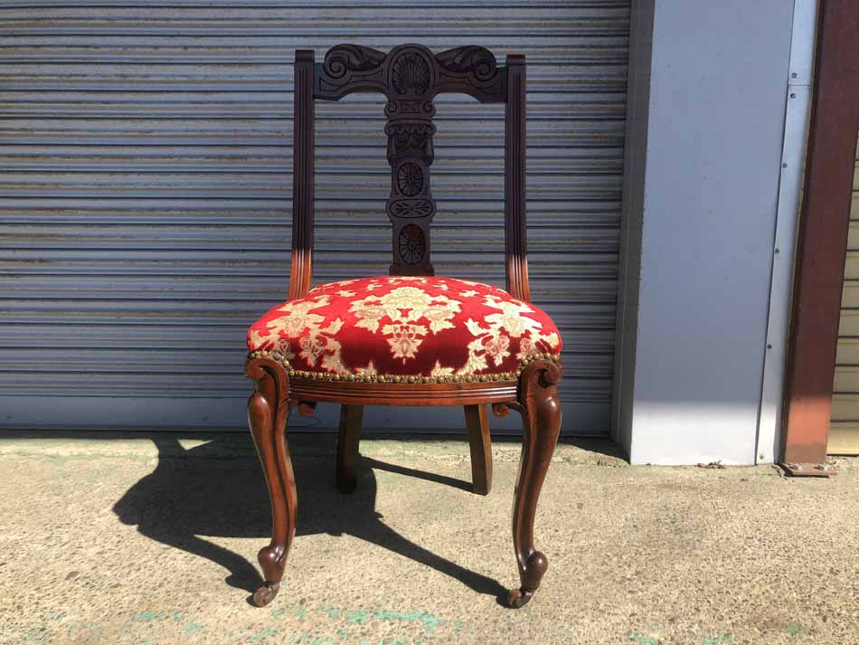 Edwardian Mahogany Spoon Back Chairの画像