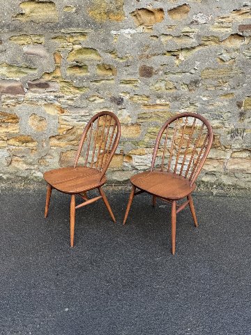 9 Ercol chairs(Pair of Ercol chairs)の画像