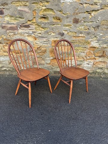 9 Ercol chairs(Pair of Ercol chairs)の画像