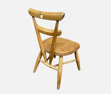 Ercol Stacking Childs Chair / White Dot の画像