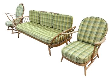 Ercol Windsor 3 piece lounge suite(Easy Chair)の画像
