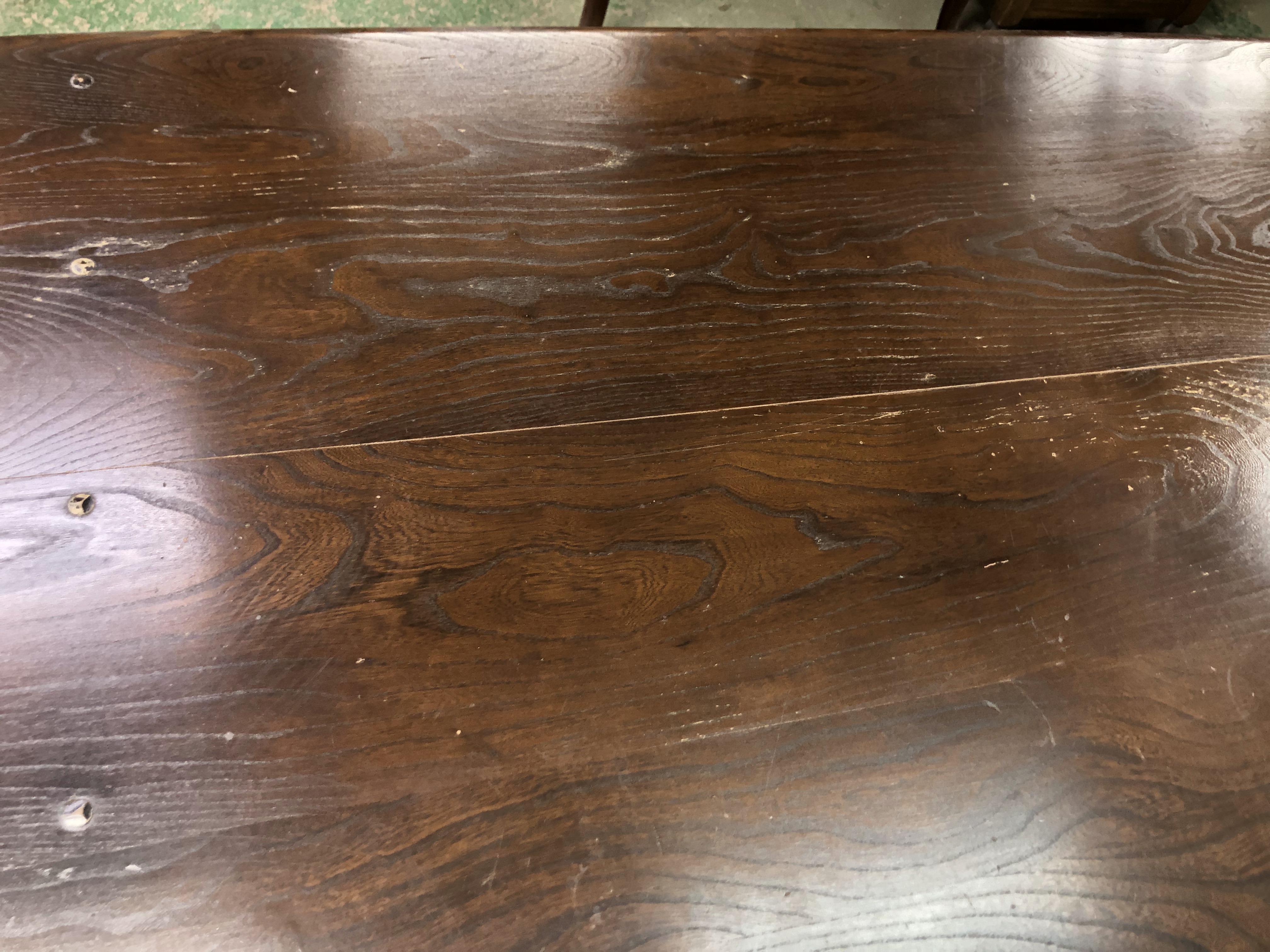 ERCOL OLD COLONIAL TABLE & 4 CHAIRS (TABLE)の画像