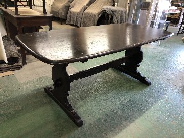 ERCOL OLD COLONIAL TABLE & 4 CHAIRS (TABLE)の画像