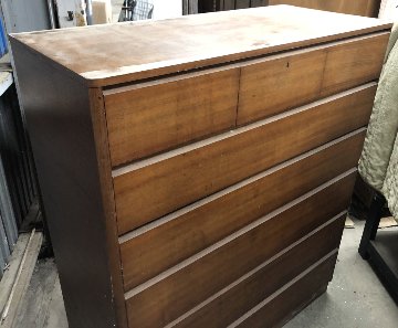 昭和回顧／レトロ　和箪笥六段 Japanese chest of drawersの画像