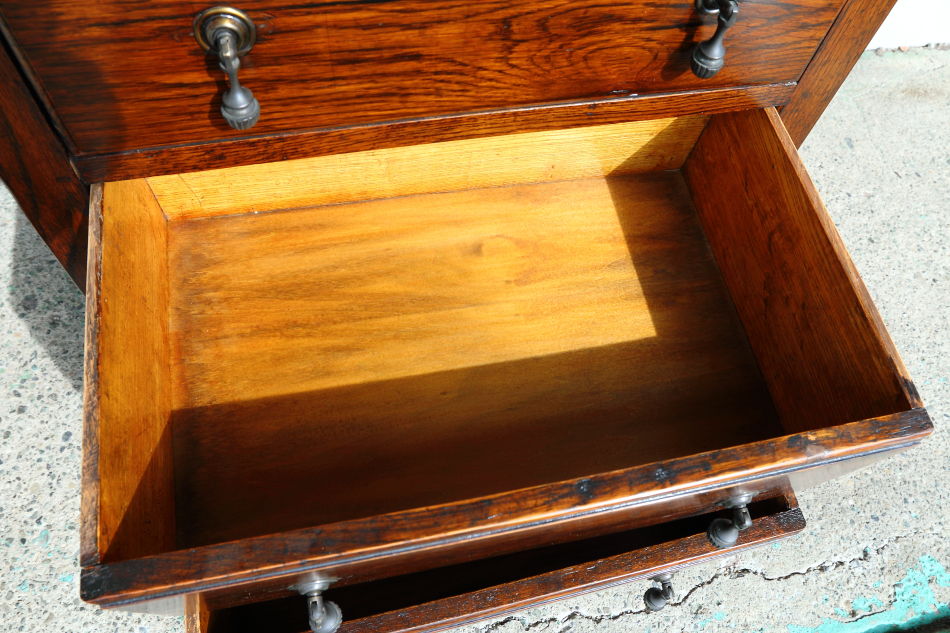 Art Deco style oak tall chest of 6 drawersの画像