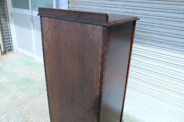 Art Deco style oak tall chest of 6 drawersの画像