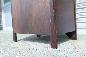 Art Deco style oak tall chest of 6 drawersの画像