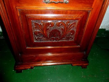 Edwardian Art Nouveau Music Cabinet画像