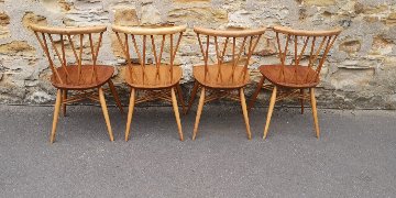 Four Ercol chairs画像