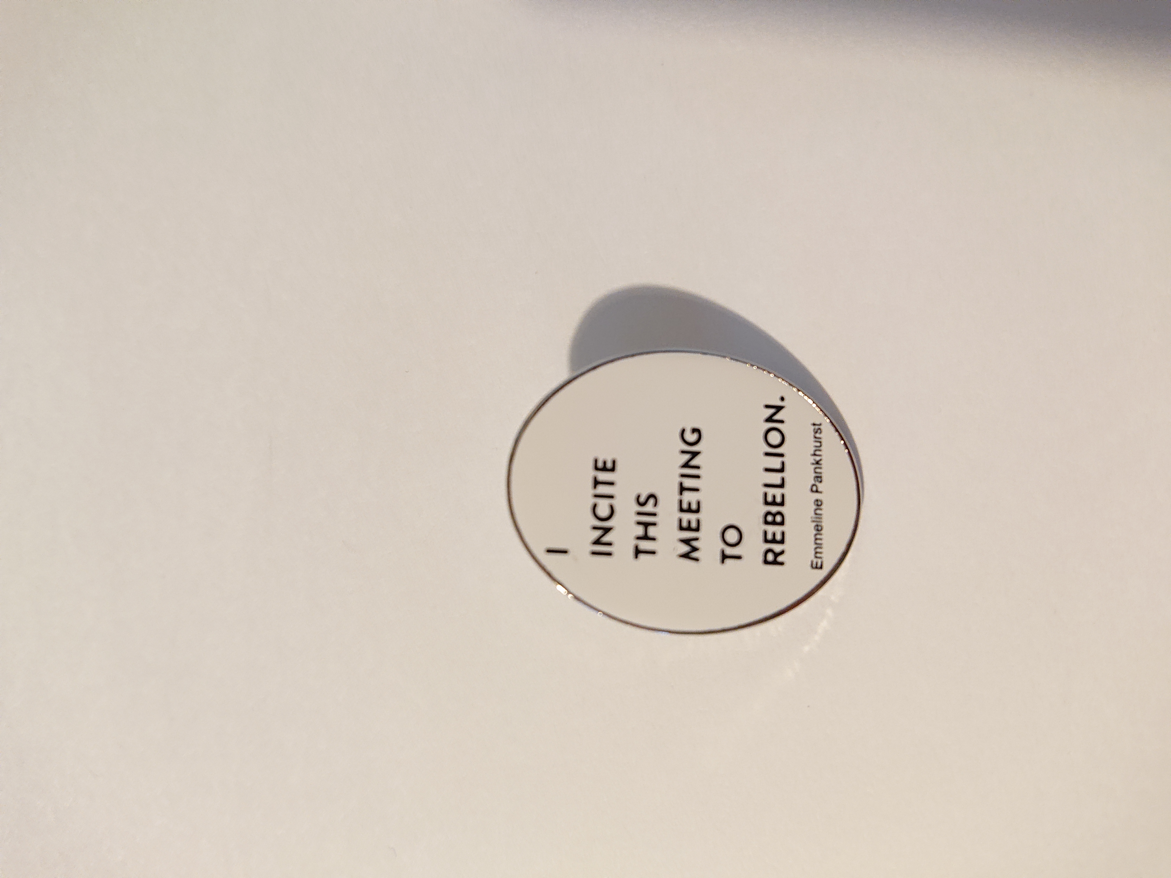 ピンバッジ　こんな感じだったら生きて笑って愛せない あなたと同じ特権を持ってない人々の為に戦え 人生は夢のよう 私はこの集会を反乱に扇動する キャンセルされた約束愛好家の画像