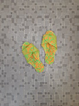 指圧スリッパの画像