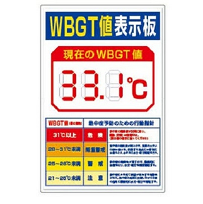 【個人宅不可】熱中症予報表示板　CN1010の画像
