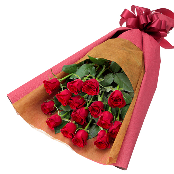 赤バラの花束　512186画像