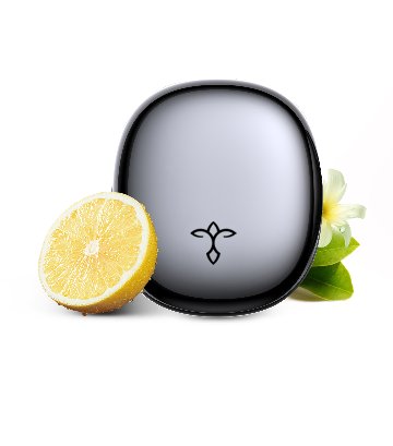 Car Fragrance Plug "Tangerine Peel & Lemon" (Black)画像