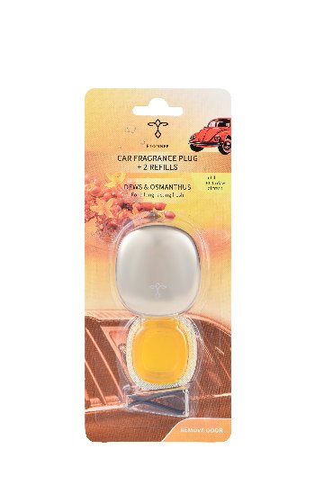 Car Fragrance Plug "Dews & Osmanthu" (Gold)画像