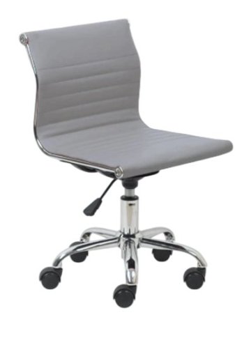 ひじ掛けなし　オフィスチェア　イームズチェア　リプロダクト　チェア　シオン　グレーの画像