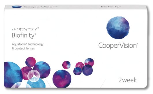 バイオフィニティ トーリック 乱視 近視/遠視 1箱6枚入の画像