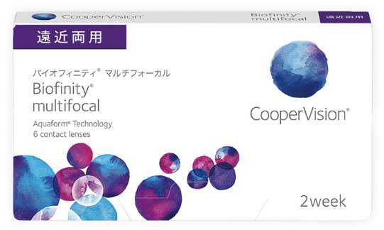 バイオフィニティ マルチフォーカル 遠近両用 1箱6枚入の画像
