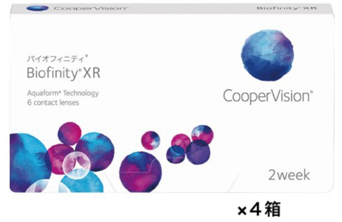 バイオフィニティ XR 1箱6枚入 強度 近視/遠視の画像