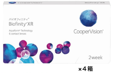 バイオフィニティ XR 1箱6枚入 強度 近視/遠視の画像