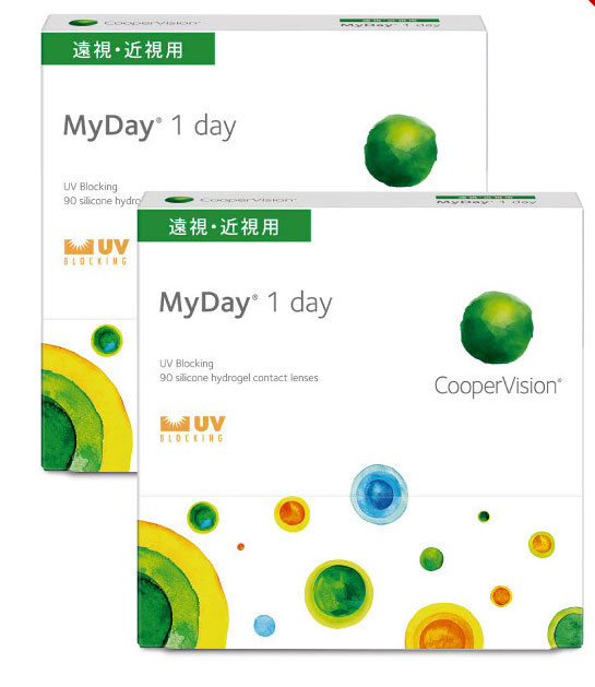 マイディ 1箱90枚入 2箱セット 近視/遠視 BC8.7対応の画像