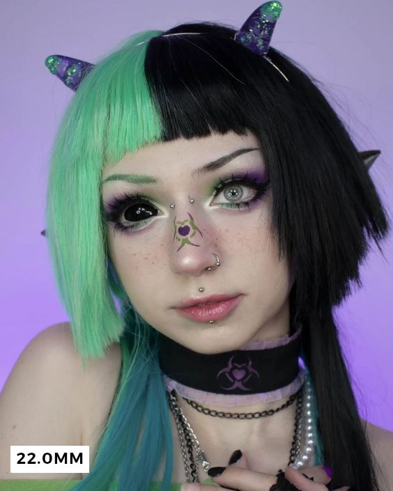 Black Out Sclera 22mm ブラックアウト全眼の画像