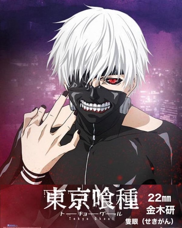 Tokyo Ghoul Sclera 22mm 東京喰種 全眼 1瓶1枚入の画像