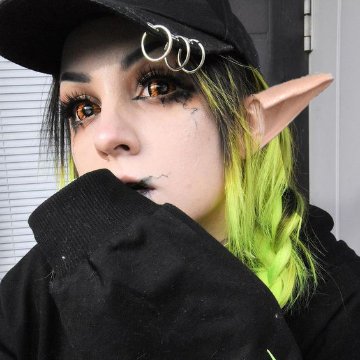 Elf Orange Sclera 22mm エルフ オレンジ 全眼の画像