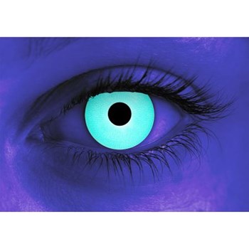 Glow UV Blue Mini Sclera 17mm ミニ全眼 2枚1組画像