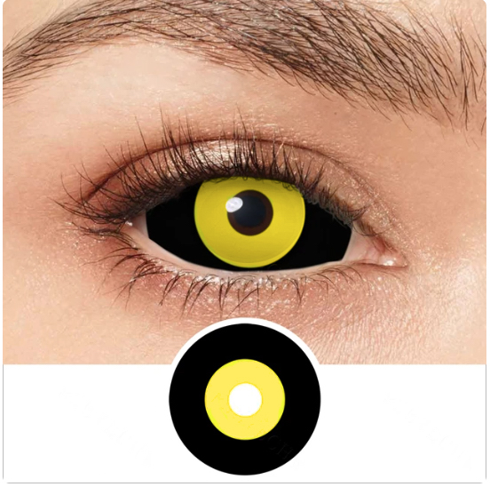 Yellow Ghoul Sclera 22mm イエローグール 全眼の画像