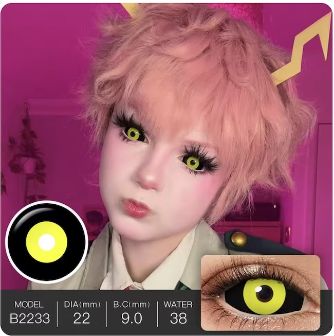 Yellow Ghoul Sclera 22mm イエローグール 全眼の画像