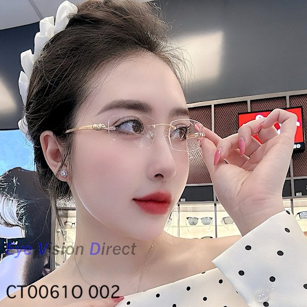 パンテール ドゥ カルティエ 眼鏡フレーム CT0061O 002の画像