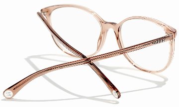 CHANEL ツートーンフレームメガネ CHANEL（シャネル） ブラック×ベージュメガネフレーム 眼鏡 0CH-3394