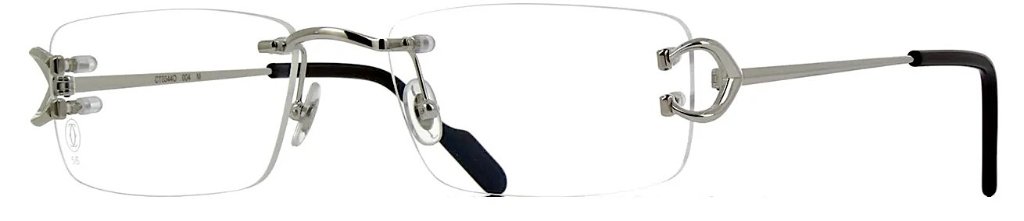 シグネチャー C ドゥ カルティエ 眼鏡フレーム CT0344O 002/004の画像