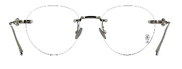 パシャ ドゥ カルティエ 眼鏡フレーム チタン CT0342O 001画像