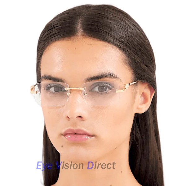 パンテール ドゥ カルティエ 眼鏡フレーム CT0281O 001/3の画像