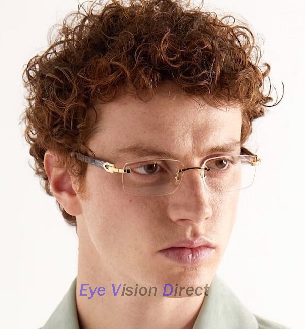 シグネチャー C ドゥ カルティエ 眼鏡フレーム CT0287O 001の画像