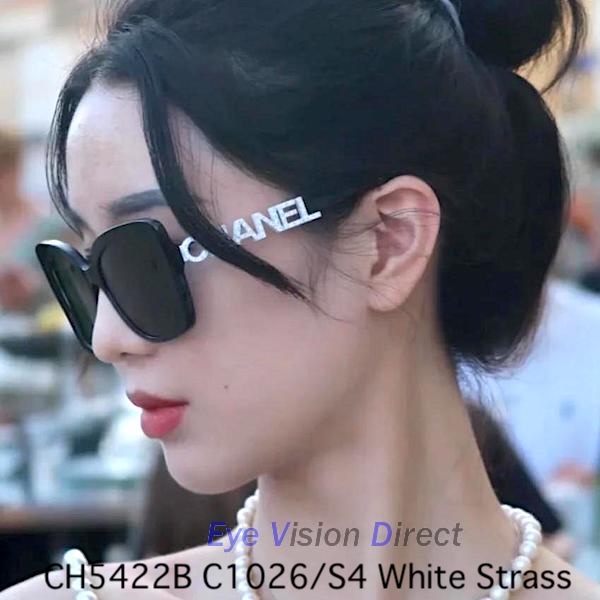 シャネル サングラス CH5422B C1026/S4 White Strassの画像