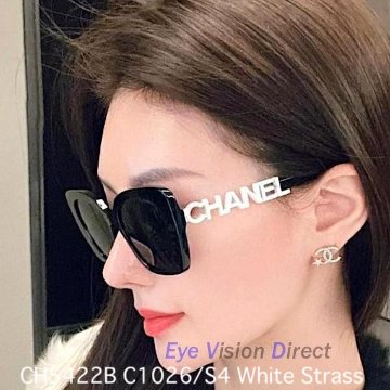 シャネル サングラス CH5422B C1026/S4 White Strassの画像