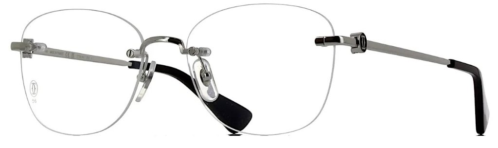 シグネチャー C ドゥ カルティエ 眼鏡フレーム CT0414O 002の画像