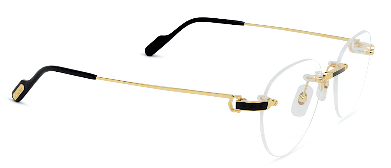 カルティエ　メガネ　フレーム　ジャンク品 Cartier（カルティエ） 美品 チェーンモチーフ ヴィンテージ メガネ