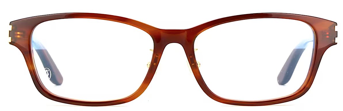 シグネチャー C ドゥ カルティエ 眼鏡フレーム CT0457OJ 004の画像