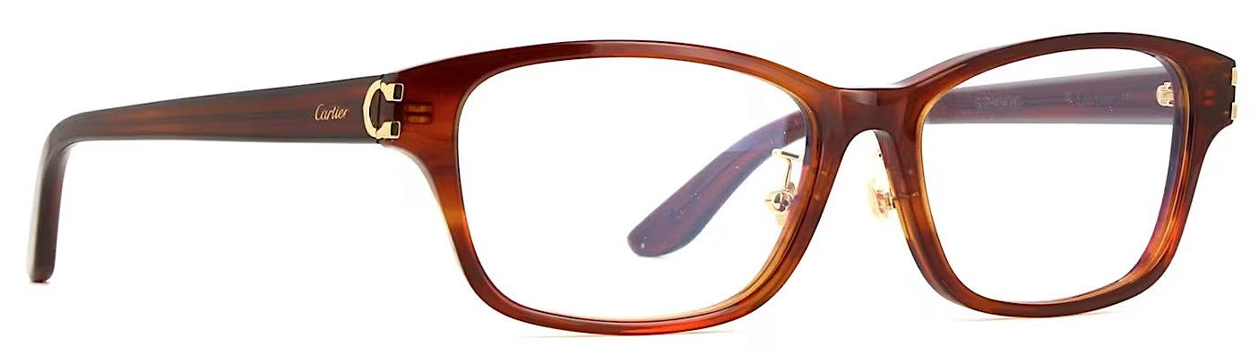 シグネチャー C ドゥ カルティエ 眼鏡フレーム CT0457OJ 004の画像