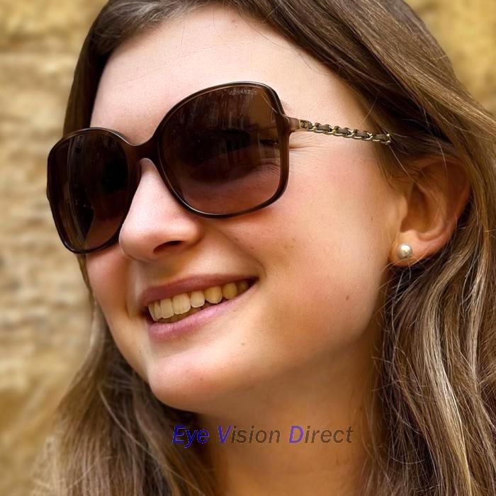 シャネル サングラス CH5210Q C1661/S5 ラムスキンの画像