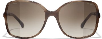 シャネル サングラス CH5210Q C1661/S5 ラムスキンの画像