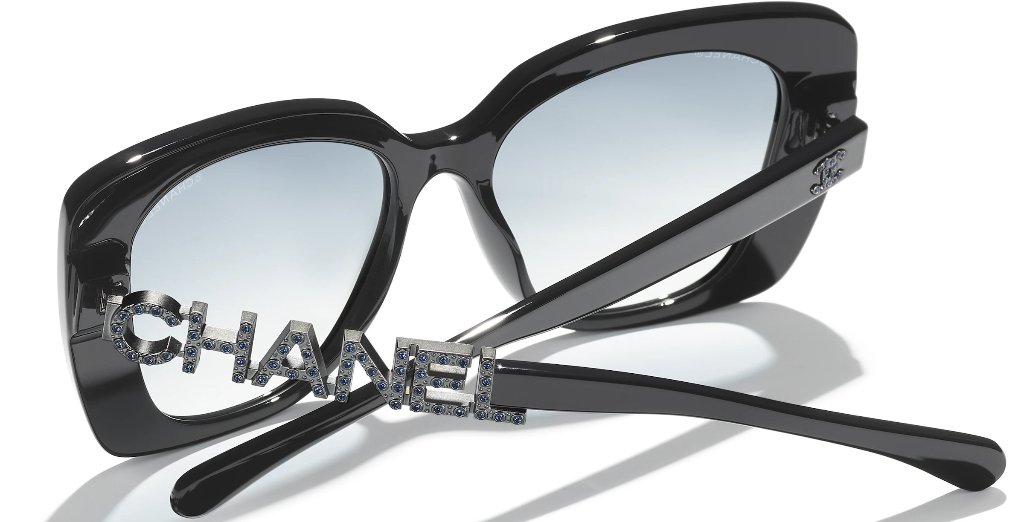 シャネル サングラス CH5422B C1462/3F Blue Strassの画像